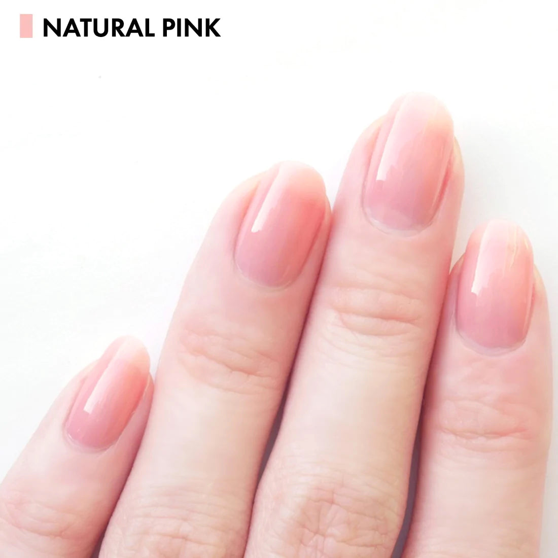 HOMEI 12 Free Nail Hardener Natural Pink Nail Polishes Homei