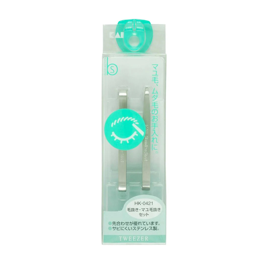Kai Tweezer&eyebrow Tweezer Set HK-0421 Beauty Kai