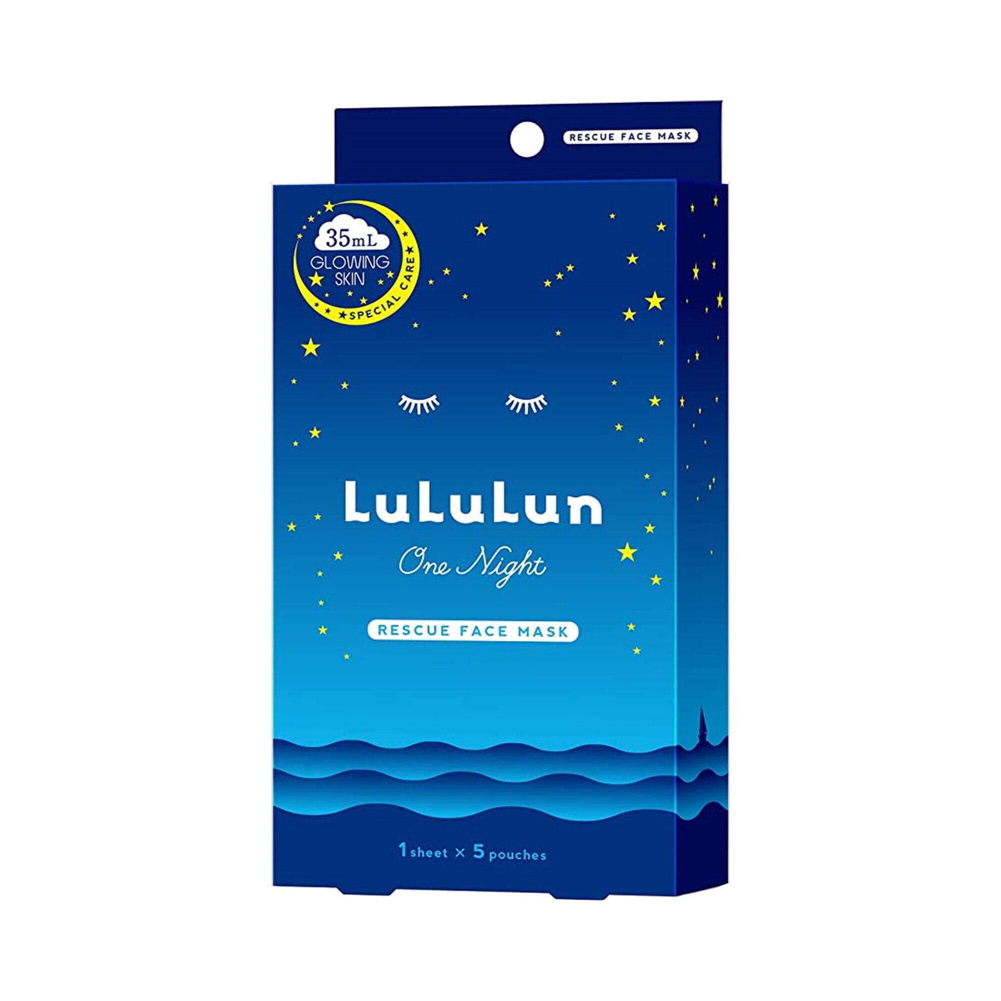Lululun Face Mask One Night Blue Beauty LuLuLun