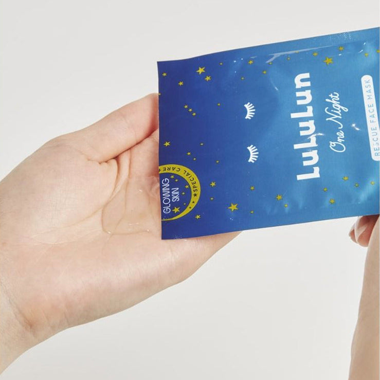 Lululun Face Mask One Night Blue Beauty LuLuLun