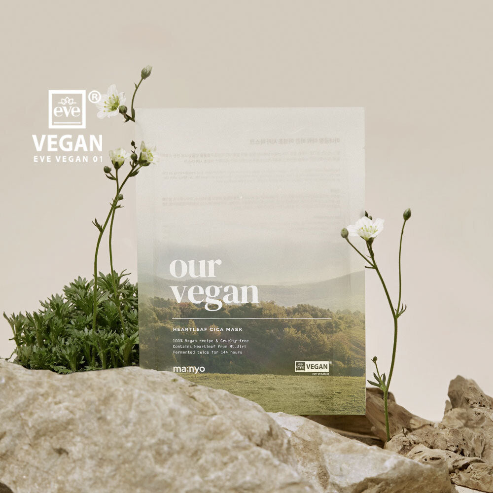 Manyo Factory Our Vegan Heartleaf Cica Mask Beauty Manyo Factory