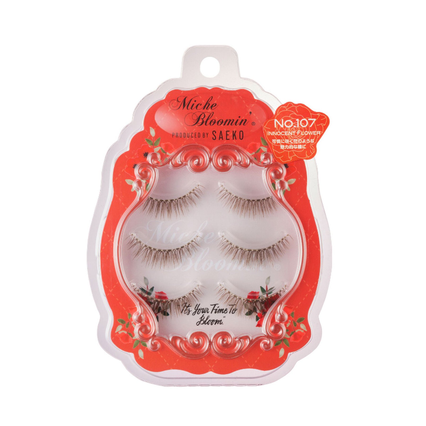 DUP Miche Bloomin' Saeko Eyelashes No. 107 Innocent Beauty D-UP