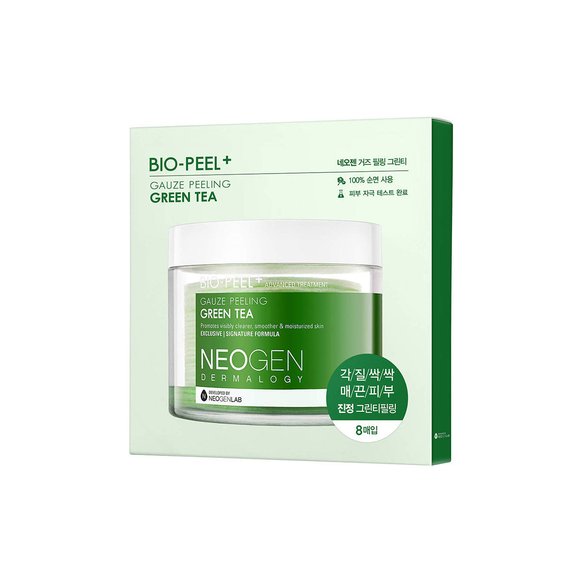 Neogen Bio Peel Gauze Peeling Green Tea 8 Pads Beauty Neogen