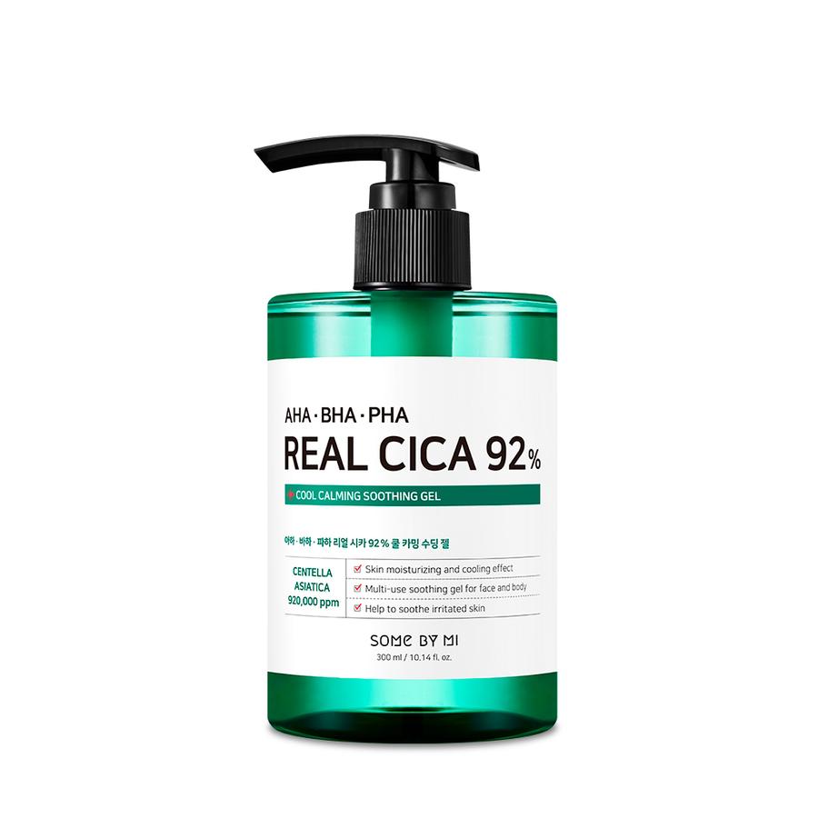 Some By Mi AHA BHA PHA Real Cica 92% Cool Calming Soothing Gel Beauty SOME BY MI