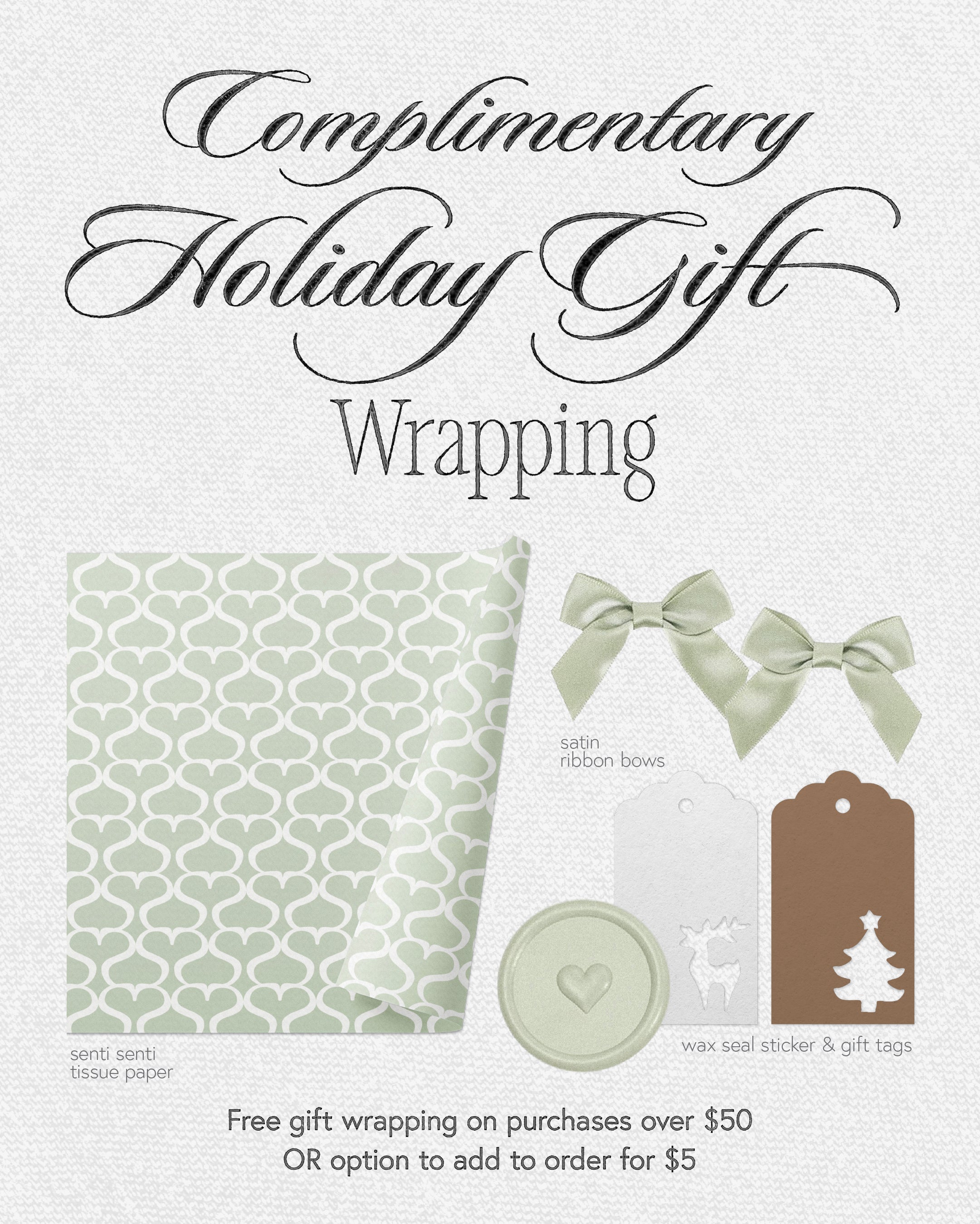 Complimentary Gift Wrapping