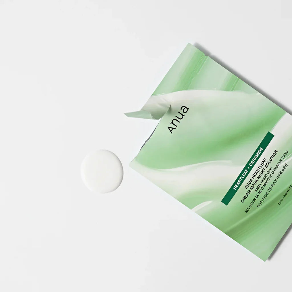 Anua Hearleaf Cream Sheet Mask Night Solution