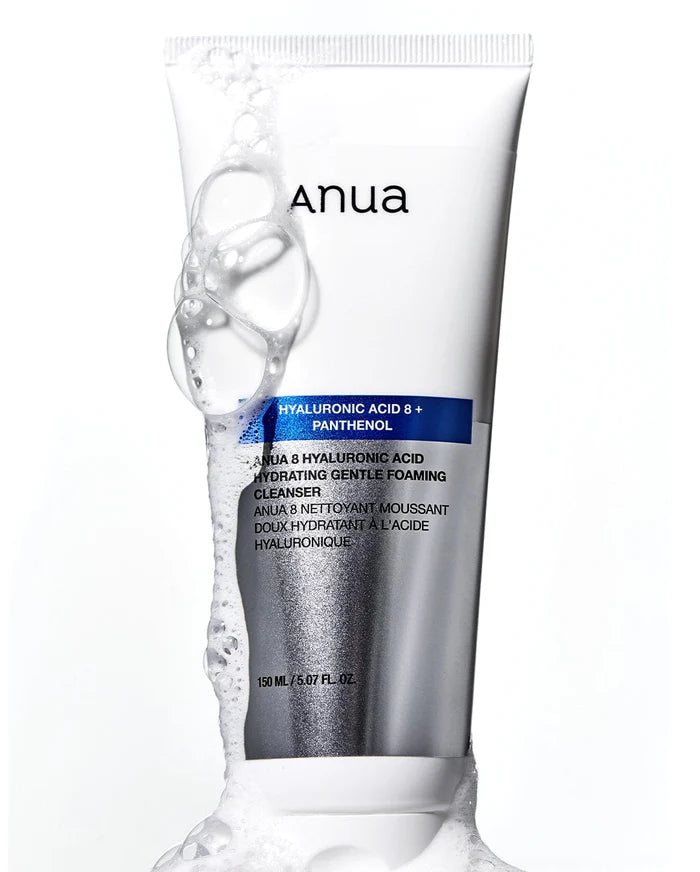 Anua 8 Hyaluronic Acid Hydrating Gentle Foaming Cleanser