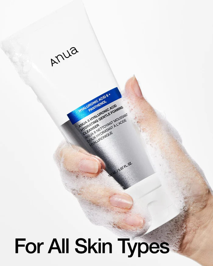 Anua 8 Hyaluronic Acid Hydrating Gentle Foaming Cleanser