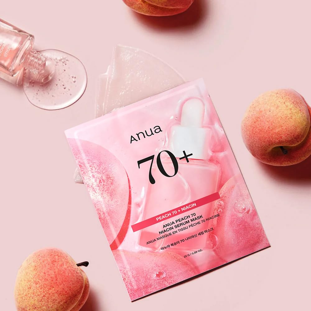 ANUA PEACH NIACIN SERUM DAILY MASK 30枚×4 桃 ナイアシンセラムデイリーマスクパック30枚入り– アヌア Anua