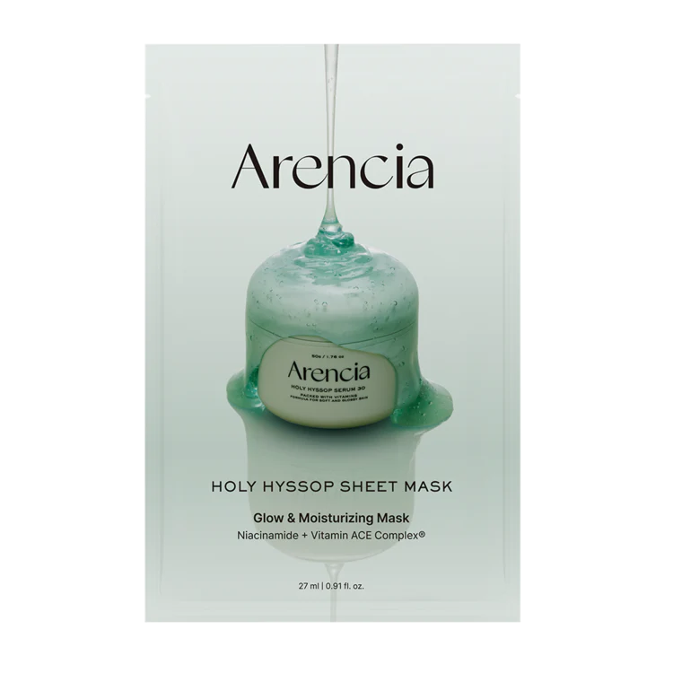 Arencia Holy Hyssop Sheet Mask