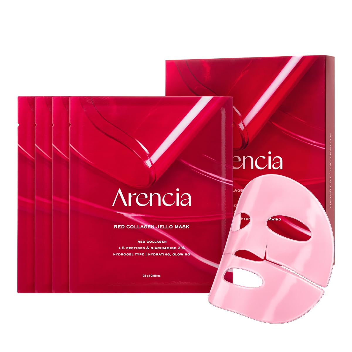 Arencia Red Collagen Jello Mask