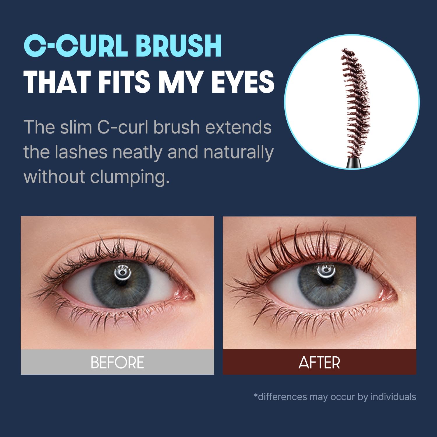 COSNORI Perfect Setting Waterproof Mascara Volume & Curl
