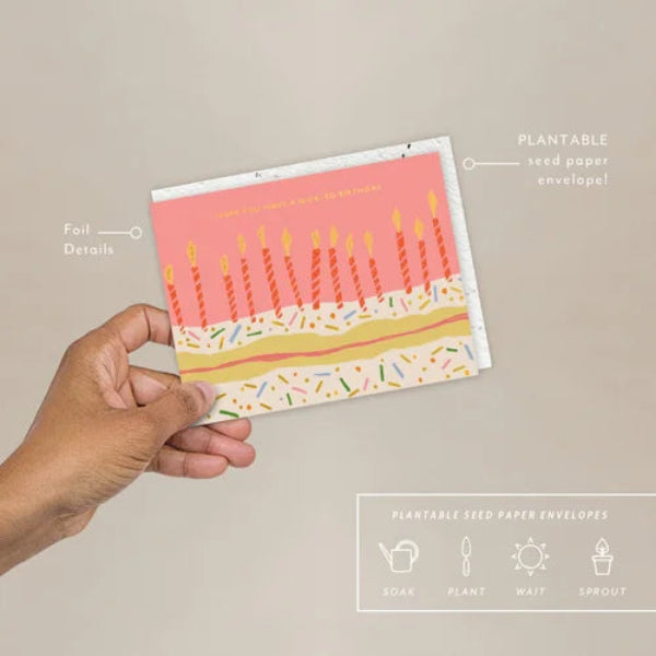 Candle Wishes - Birthday Card