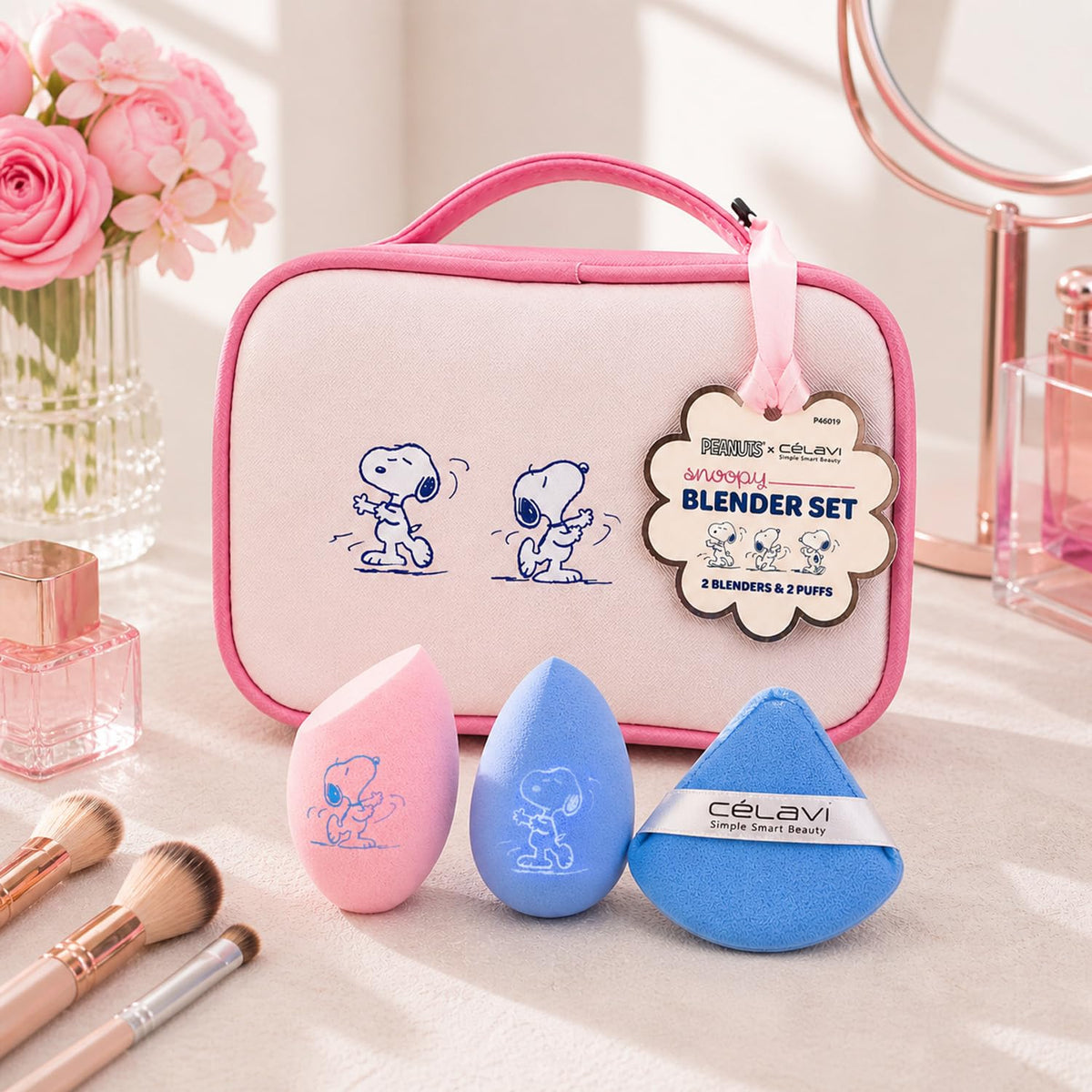 Celavi x Peanuts Snoopy Blender Set with Travel Bag