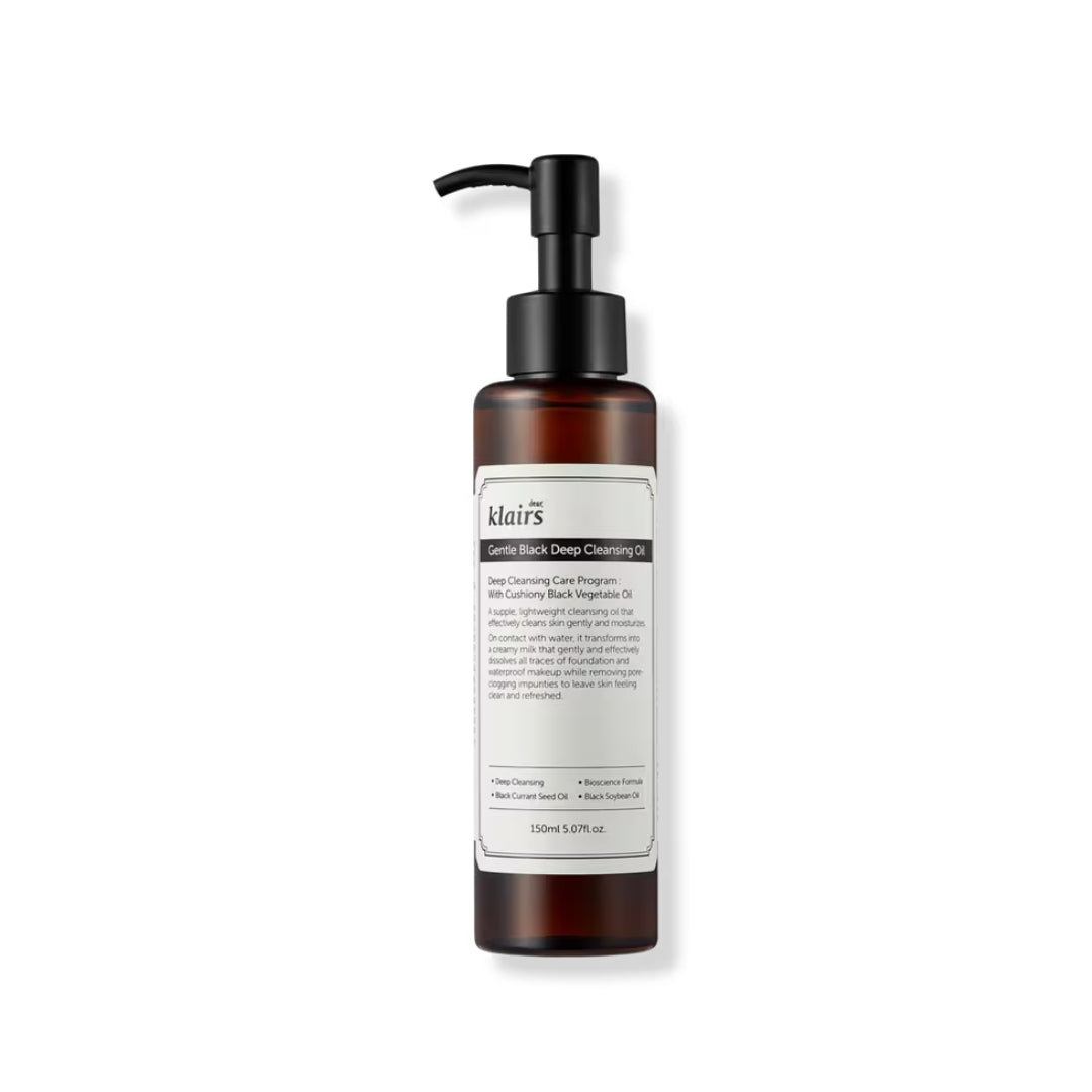 Dear Klairs Gentle Black Deep Cleansing Oil