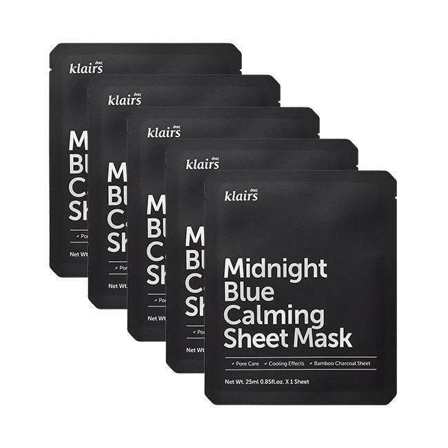 Dear Klairs Midnight Blue Calming Sheet Mask