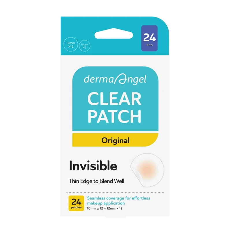 derma/angel Clear Patch Original Invisible+ packaging, 24 pcs
