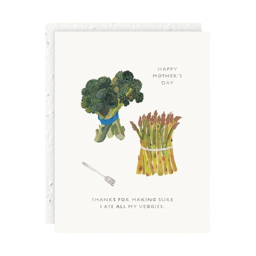 Eat Your Veggies - Mother's Day Card