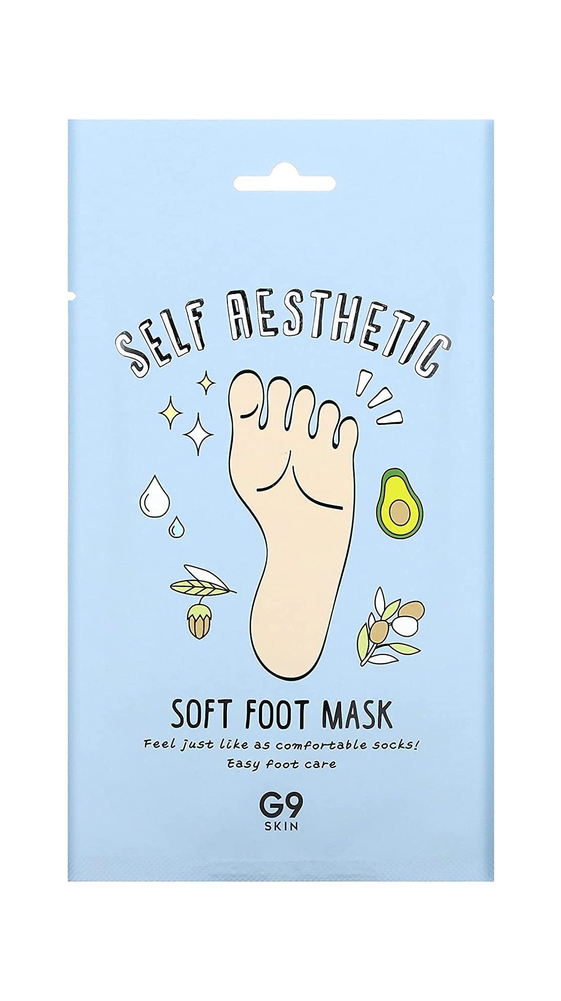 G9Skin Self Aesthetic Soft Foot Mask 5 Sets Beauty G9Skin   