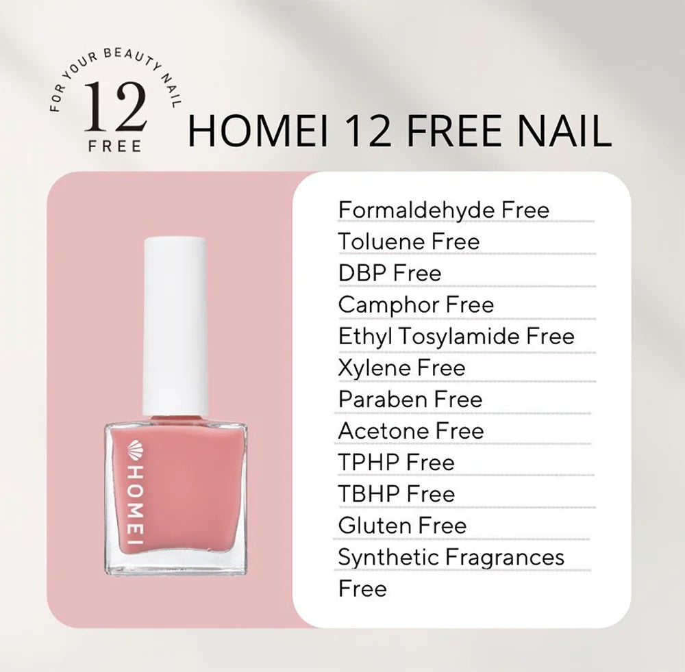 HOMEI 12 Free Nail Hardener Stone Beige