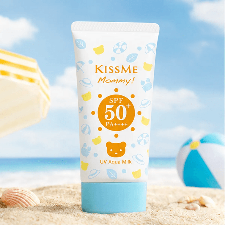 Isehan Kiss Me Mommy UV Aqua Milk SPF 50+ / PA++++