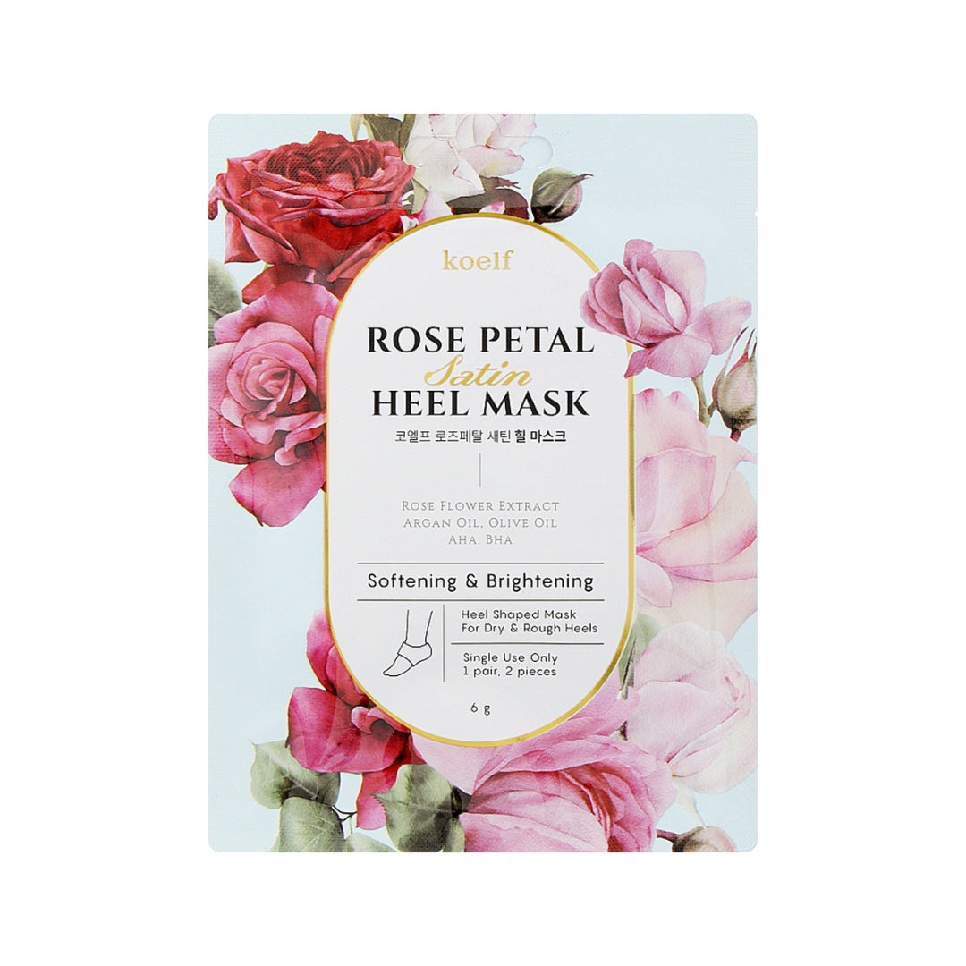 KOELF Rose Petal Satin Heel Mask