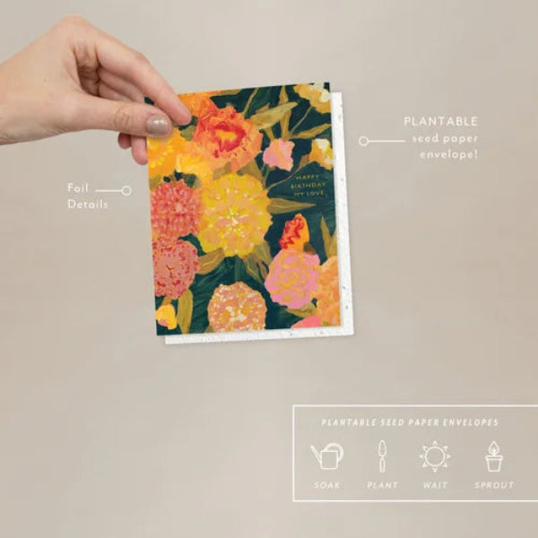 Marigolds - Birthday Card