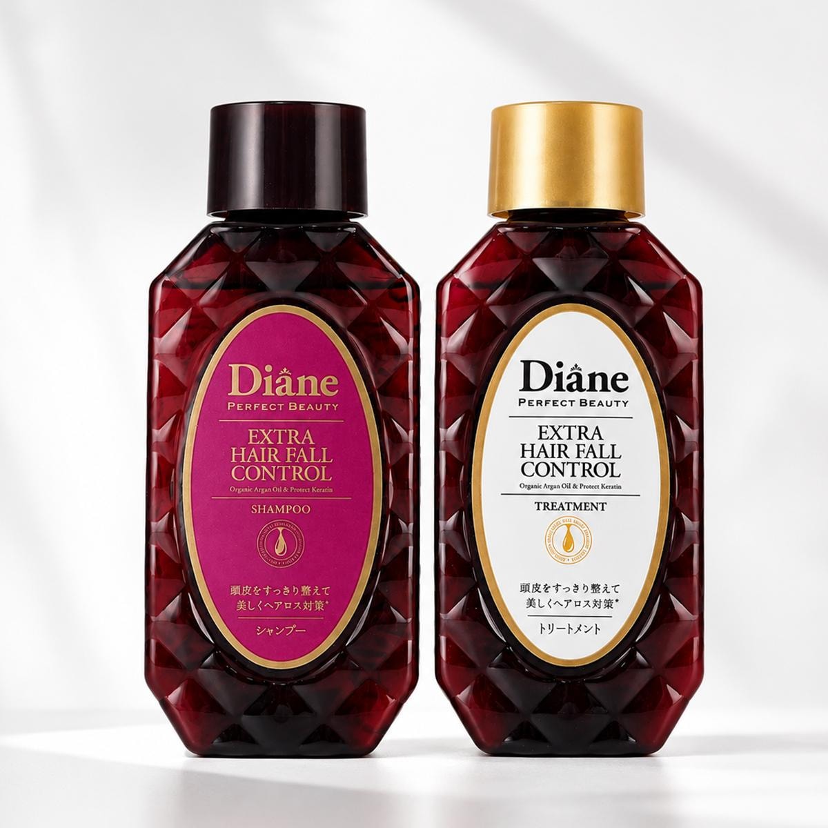 Moist Diane Perfect Beauty Extra Hair Fall Control Shampoo & Treatment Travel Set