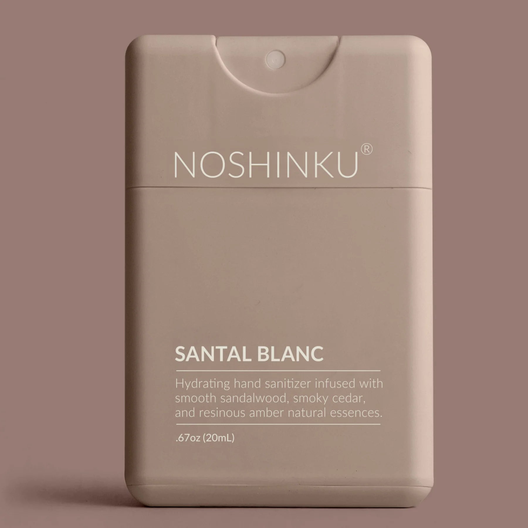 Noshinku Refillable Santal Blanc Hydrating Pocket Hand Sanitizer