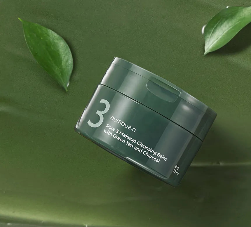 Numbuzin No.3 Pore & Makeup Cleansing Balm with Green Tea and Charcoal