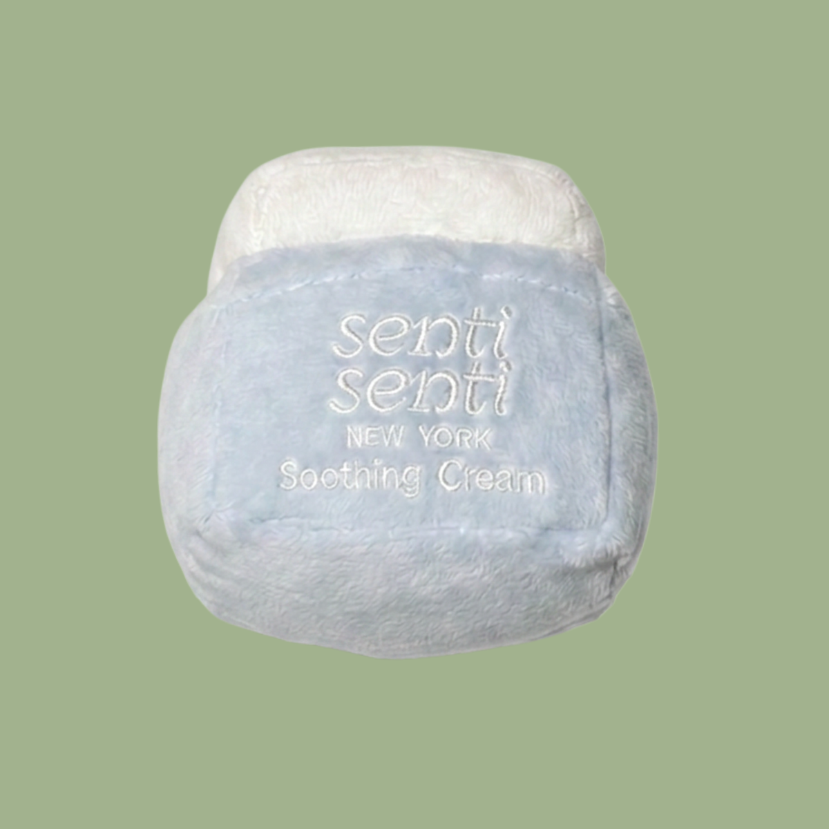 Paw-fecting Cream Plush Dog Toy
