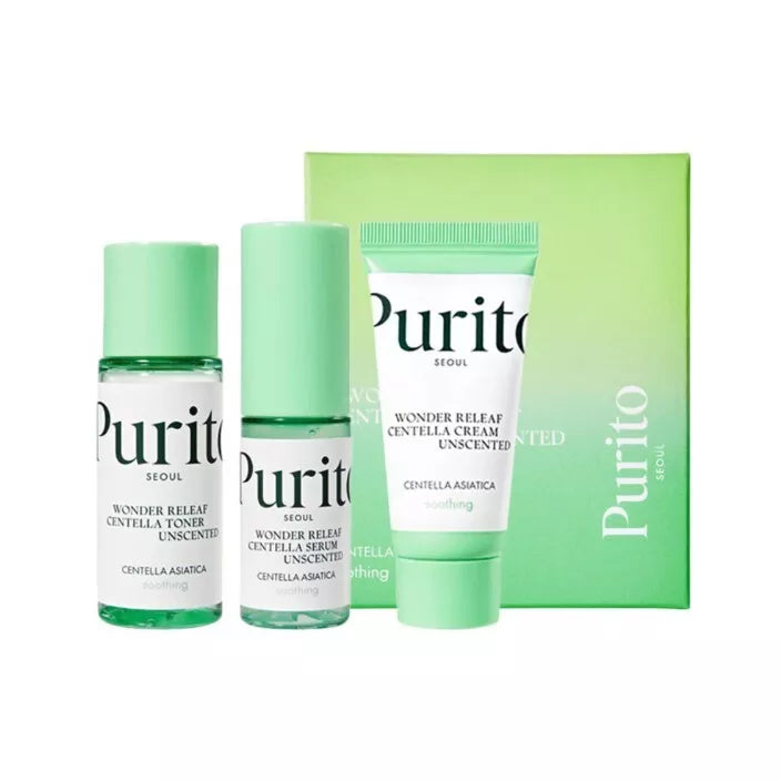 Purito Seoul Wonder Releaf Centella Mini Kit Unscented