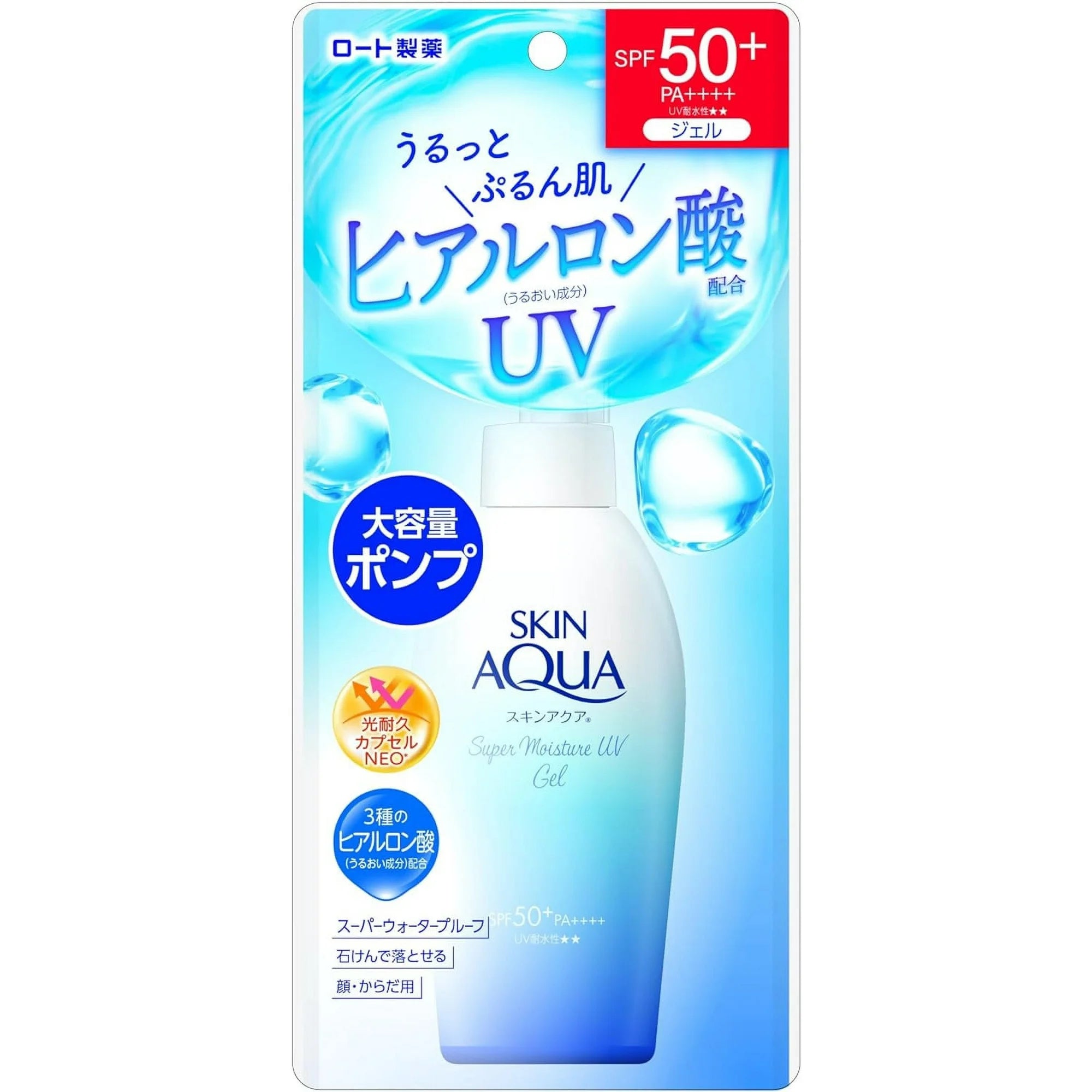 Rohto Skin Aqua UV Super Moisture Gel SPF 50+ PA++++