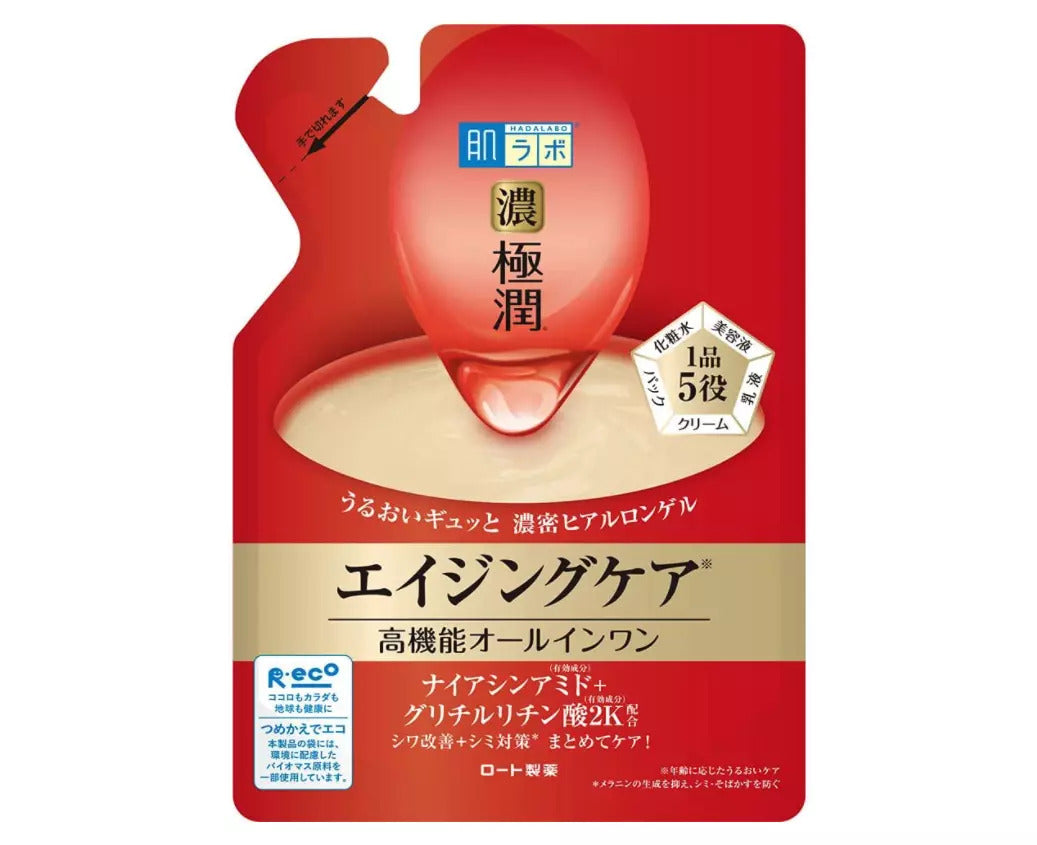 Rohto Mentholatum Hada Labo Gokujyun Firming All in One Gel Refill