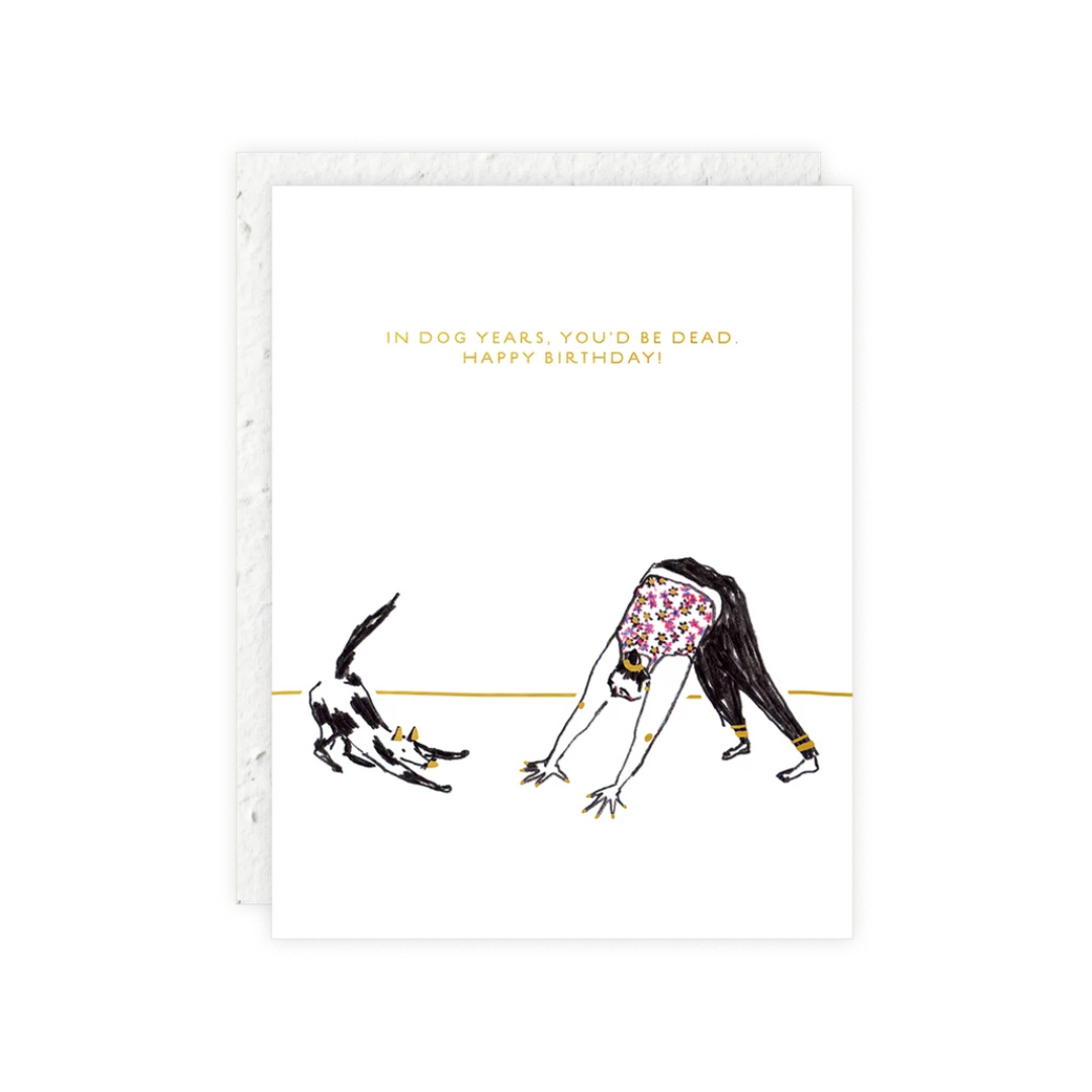 Dog Years - Birthday Card