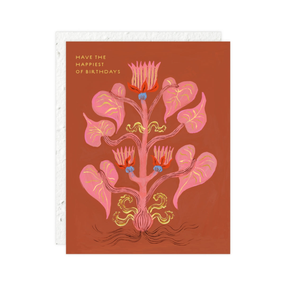 Heart of Flowers - Birthday Card