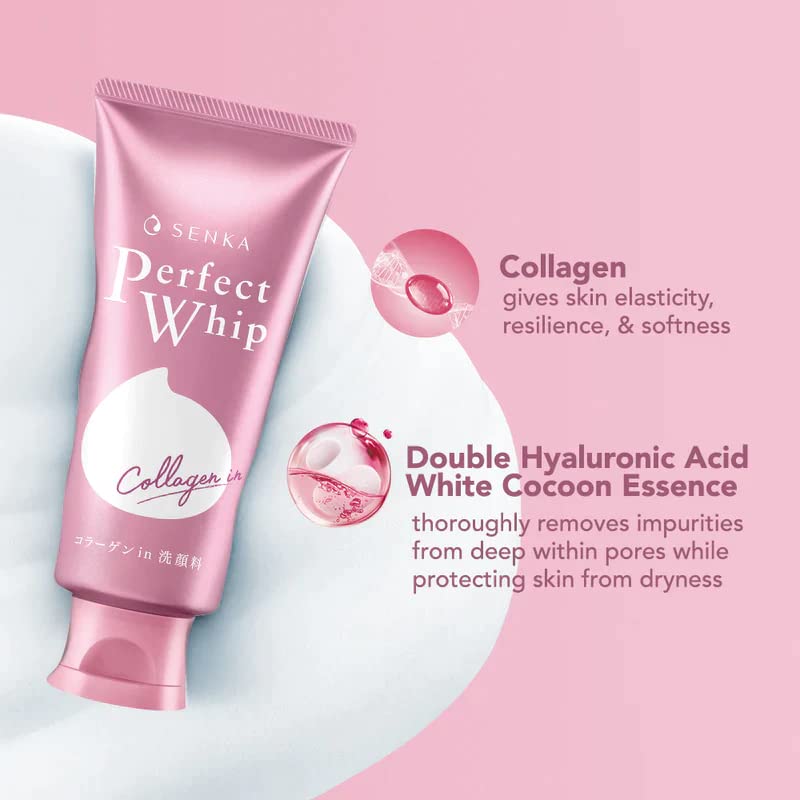 Shiseido FT Sengansenka Perfect Whip Facial Wash Collagen