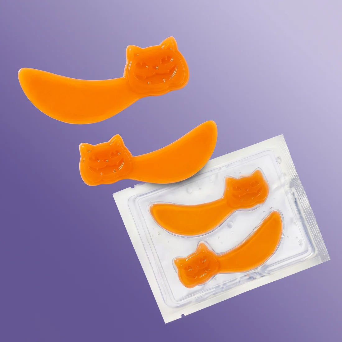 SpaLife Halloween Pumpkin Treat Hydrating Undereye Mask