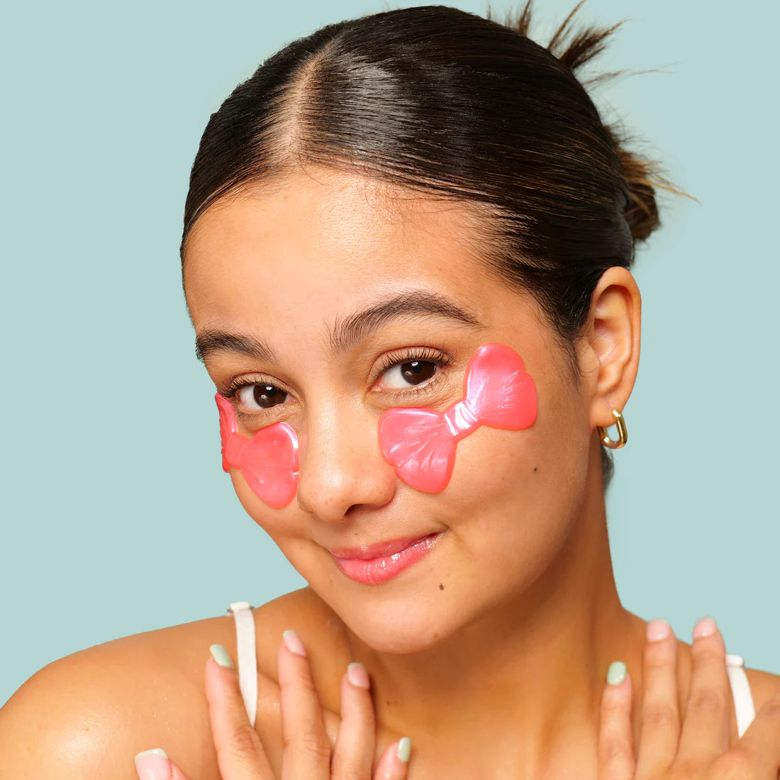 SpaLife Pretty In Pink Coquette Bow Brightening Undereye Mask