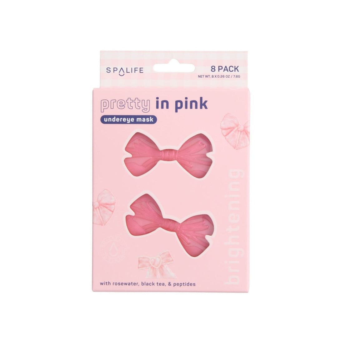 SpaLife Pretty In Pink Coquette Bow Brightening Undereye Mask
