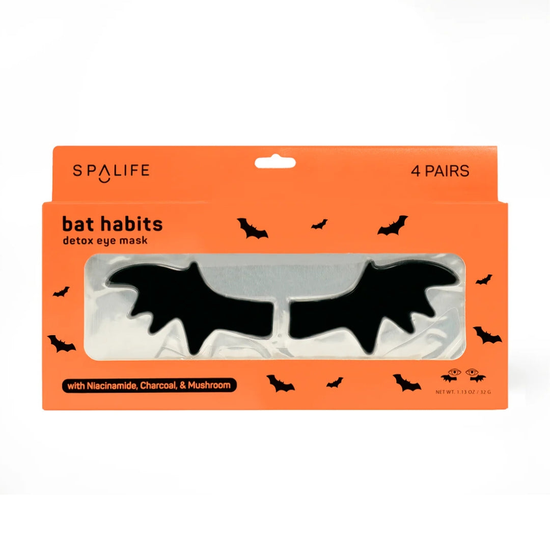 Spalife Halloween Bat Habits Detox Eye Mask