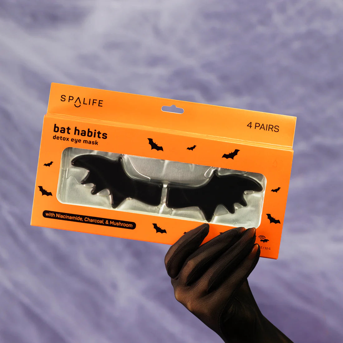 Spalife Halloween Bat Habits Detox Eye Mask