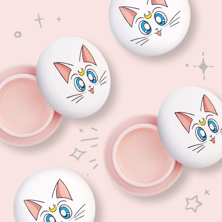 The Crème Shop Sailor Moon Artemis Macaron Lip Balm (Peach Strawberry)