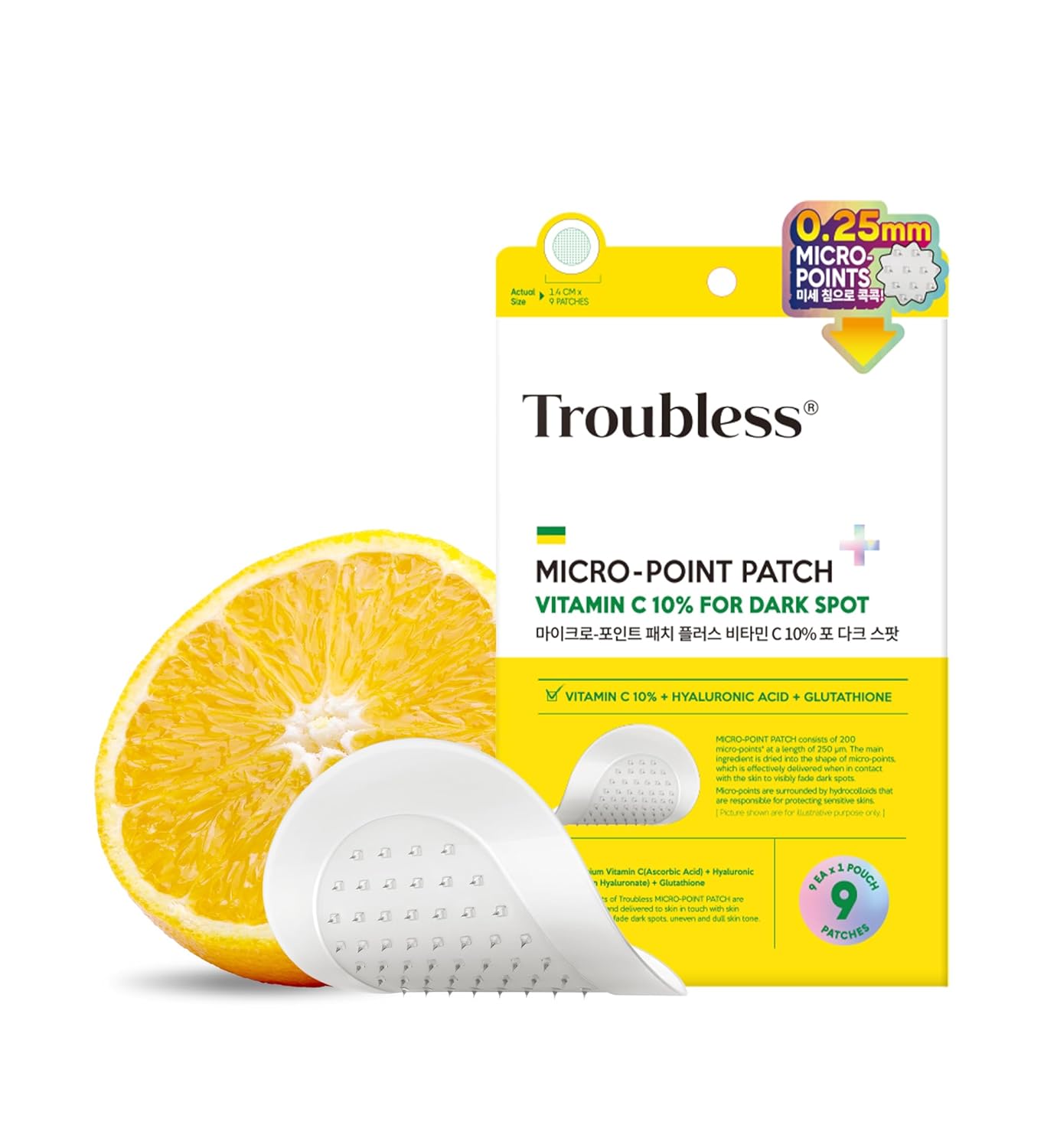 Troubless Micro-Point Patch Plus Vitamin C 10% For Dark Spot