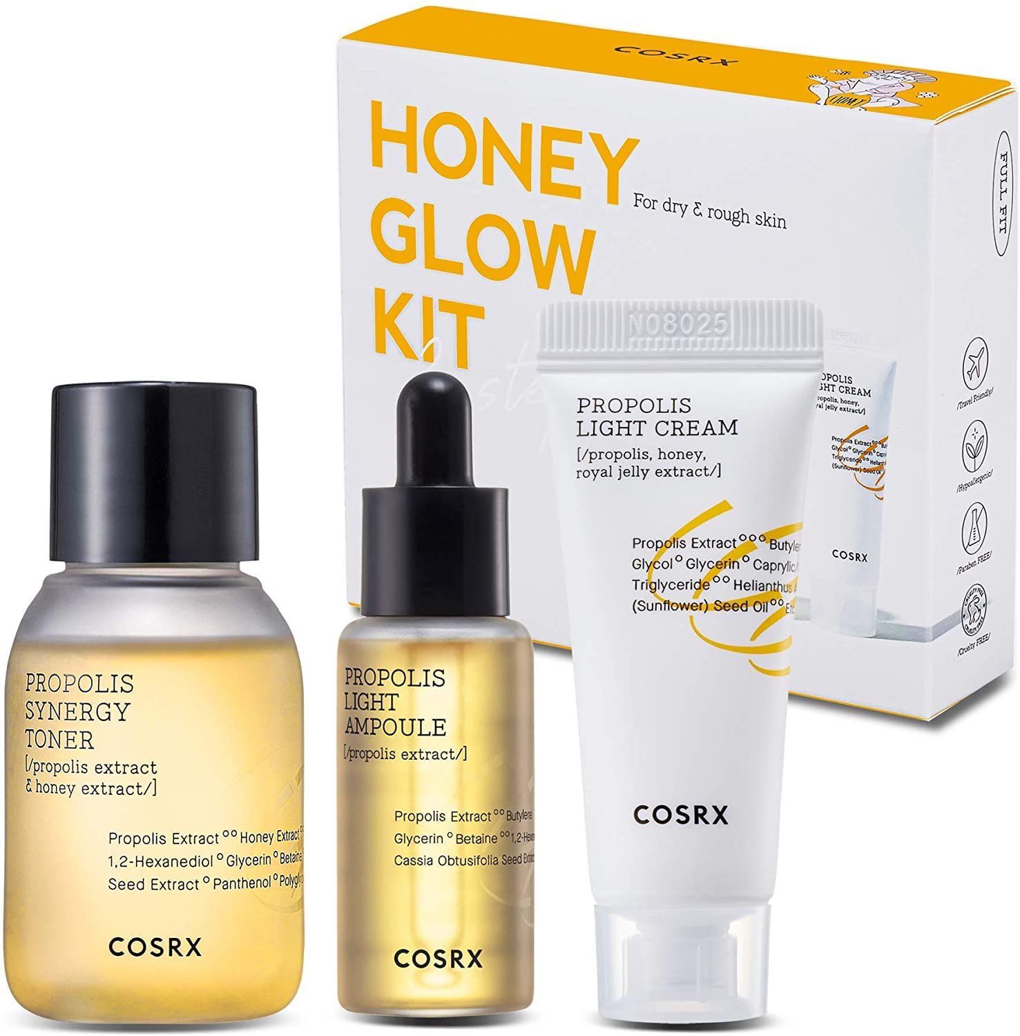 Cosrx Honey Glow Kit 3 Step