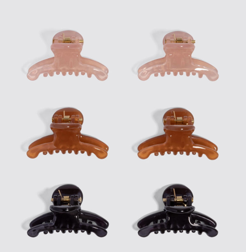 kitsch Recycled Plastic Mini Arched Clips
