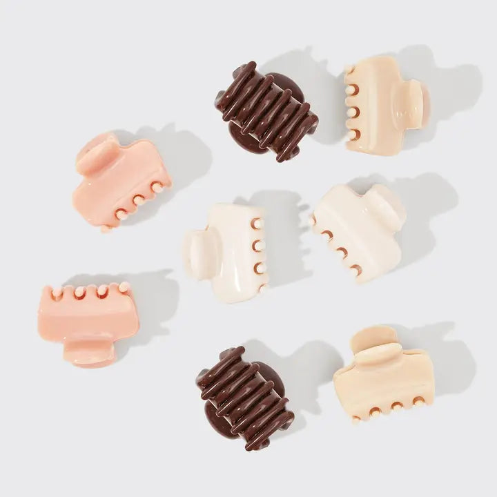 kitsch Recycled Plastic Mini Puffy Claw Clips