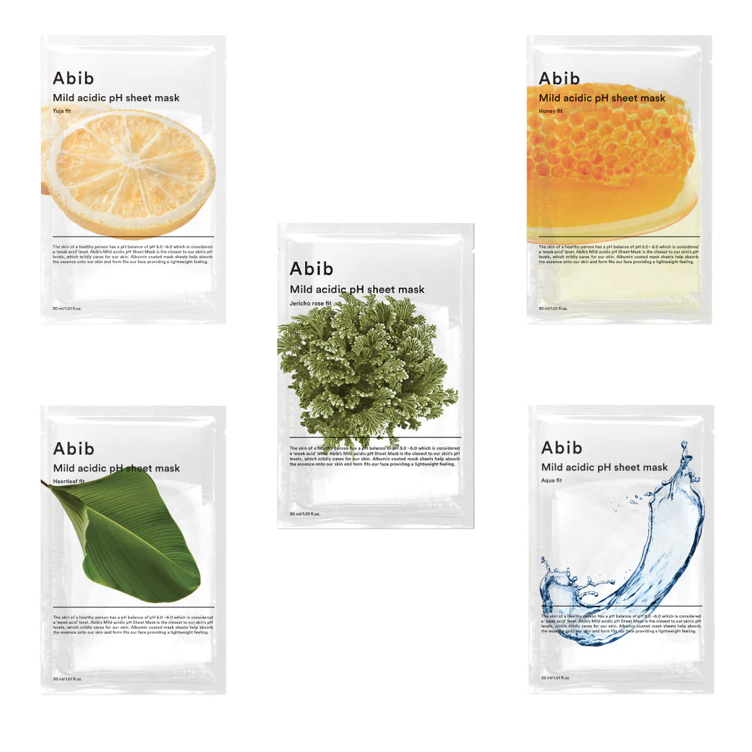 Abib Mild Acidic pH Soothing Masks Set