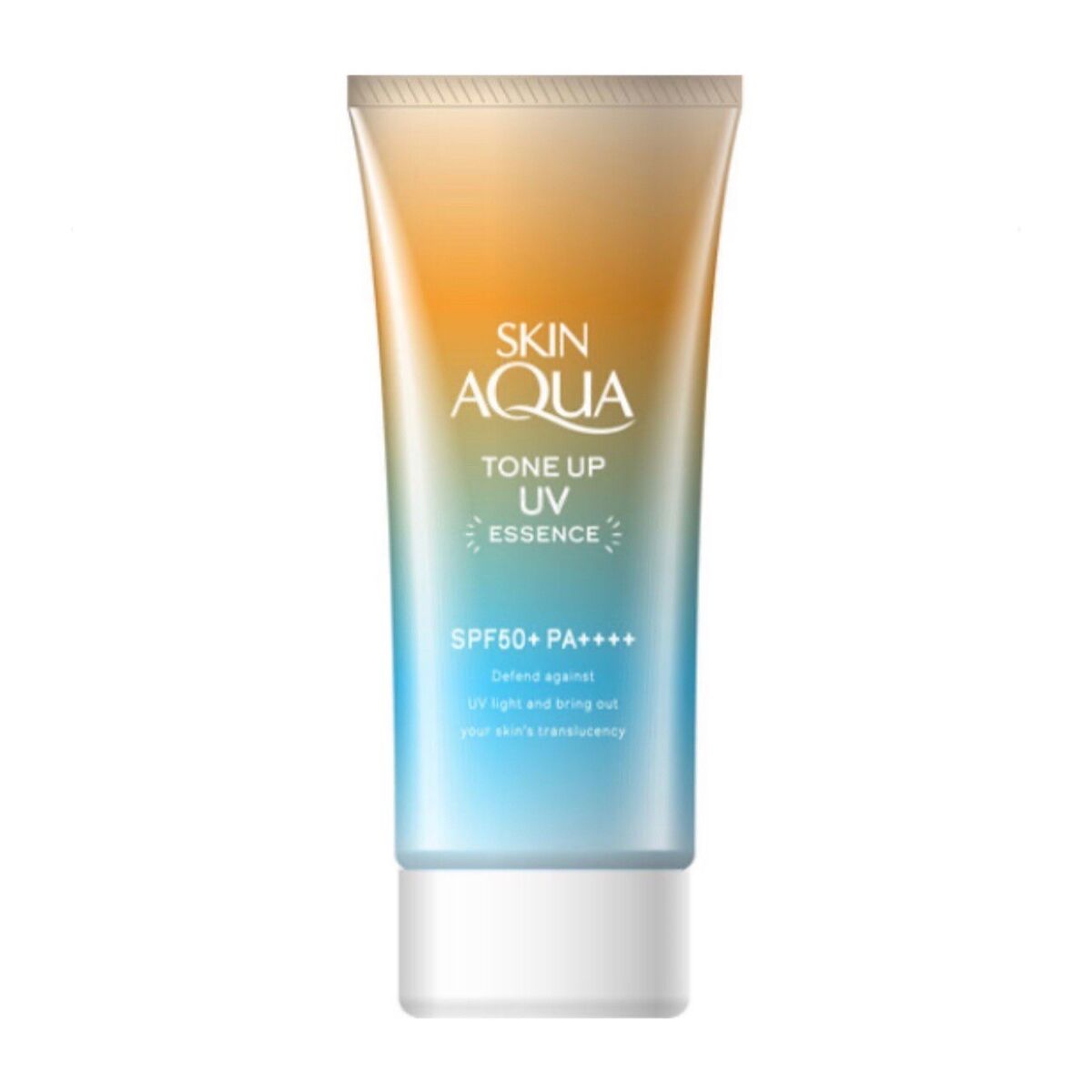 Rohto Skin Aqua Tone Up Essence SPF 50+ - Latte Beige