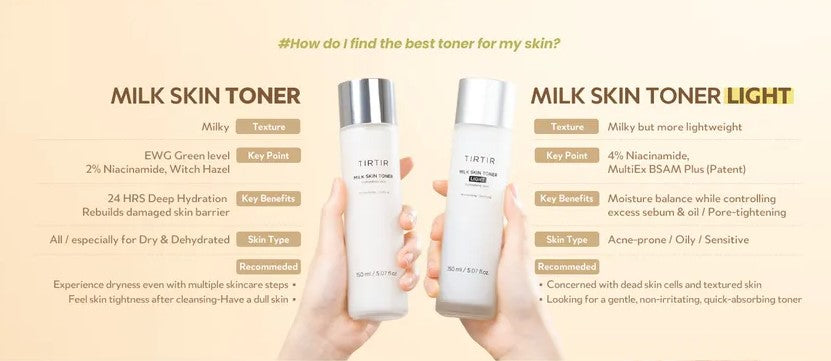 TIRTIR Milk Skin Toner Light